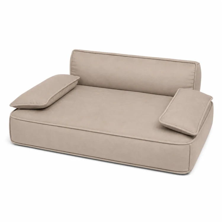 Legowisko ortopedyczne Wersal Velur Taupe (1).webp