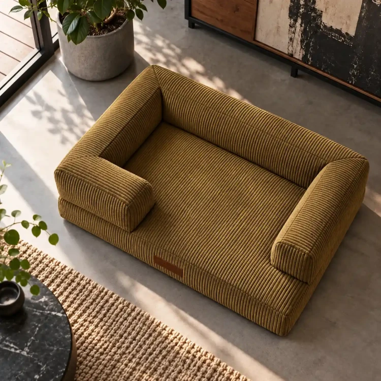 kanapa-ortopedyczna-dla-psa-musztardowa-sztruksowa (1).webp