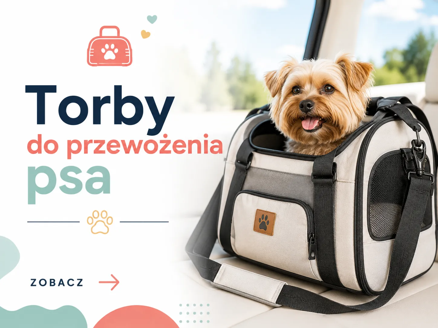 Torby do przewożenia psa