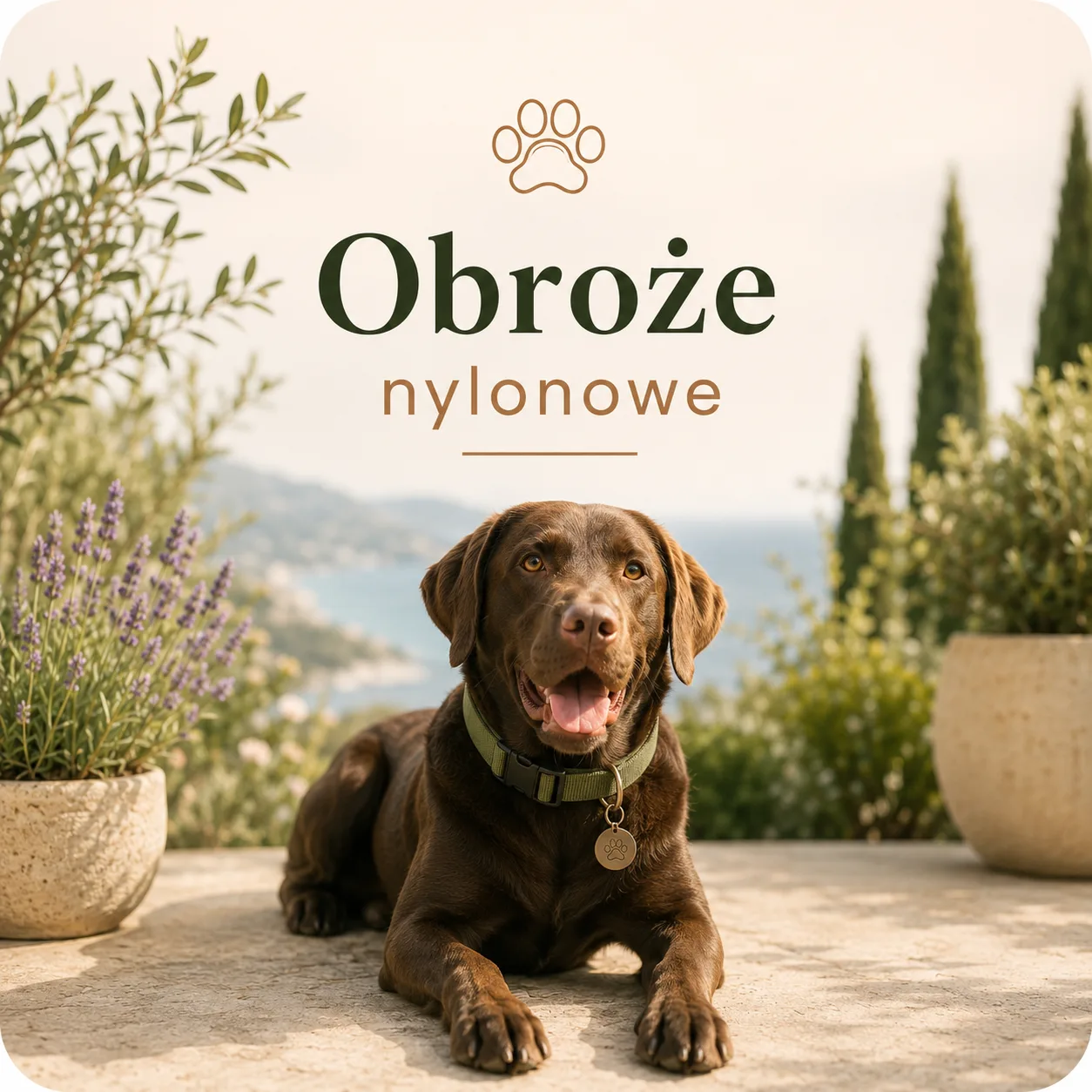 Obroże nylonowe dla psów
