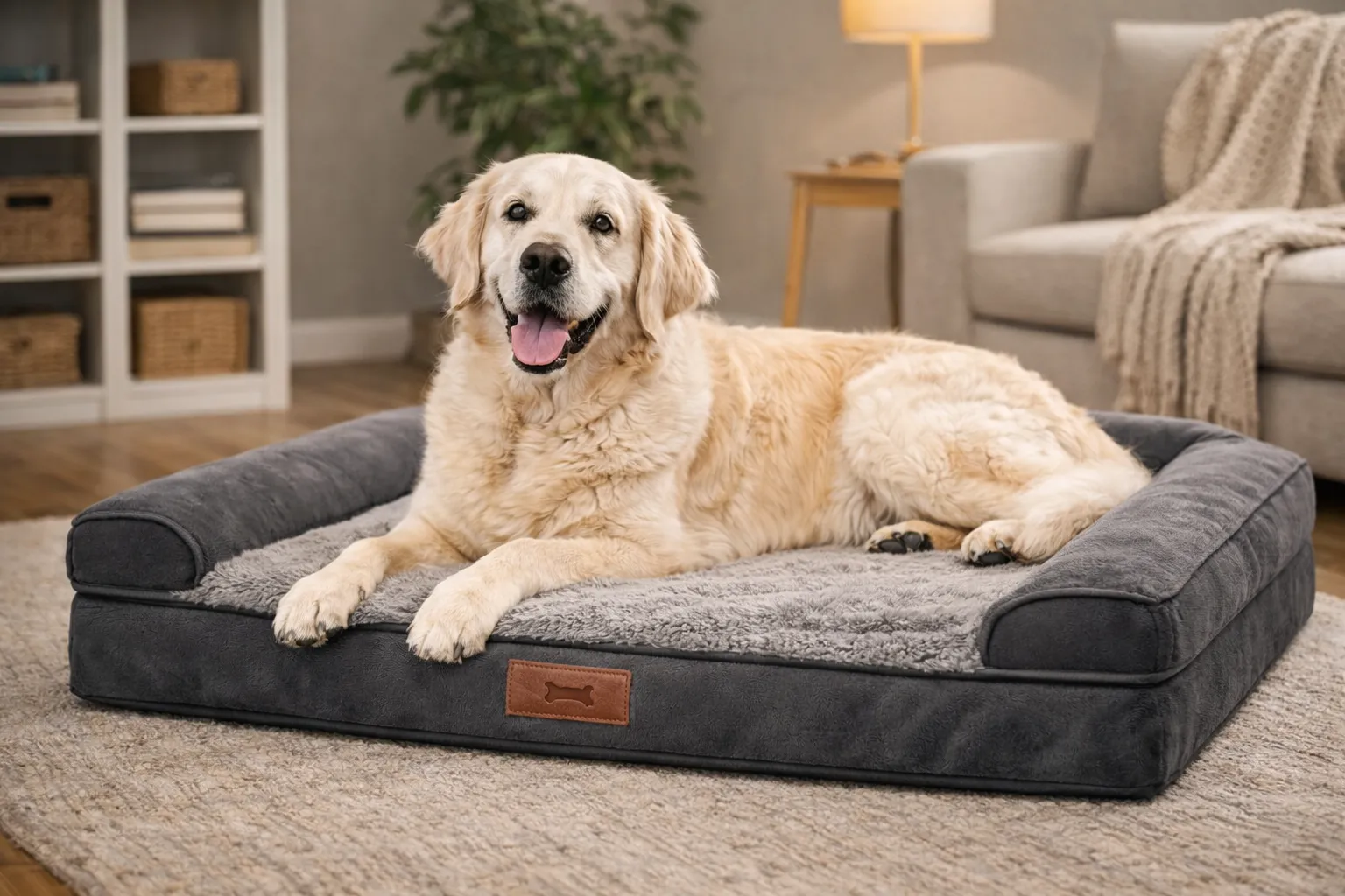 Dysplazja i problemy ze stawami u dużych ras – jak posłanie ortopedyczne łagodzi ból?